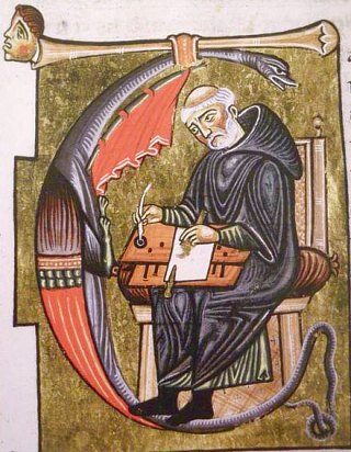 Fabrication d'un manuscrit au Moyen Age