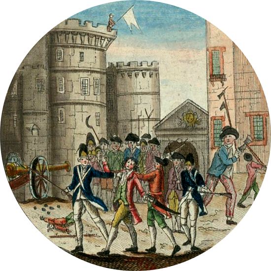Arrestation de Bernard-René Jourdan de Launay, gouverneur de la Bastille, le 14 juillet 1789