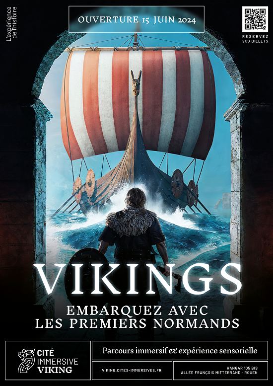 Affiche de la Cité Immersive Viking