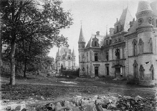 Manoirs Mennechet en mai 1917